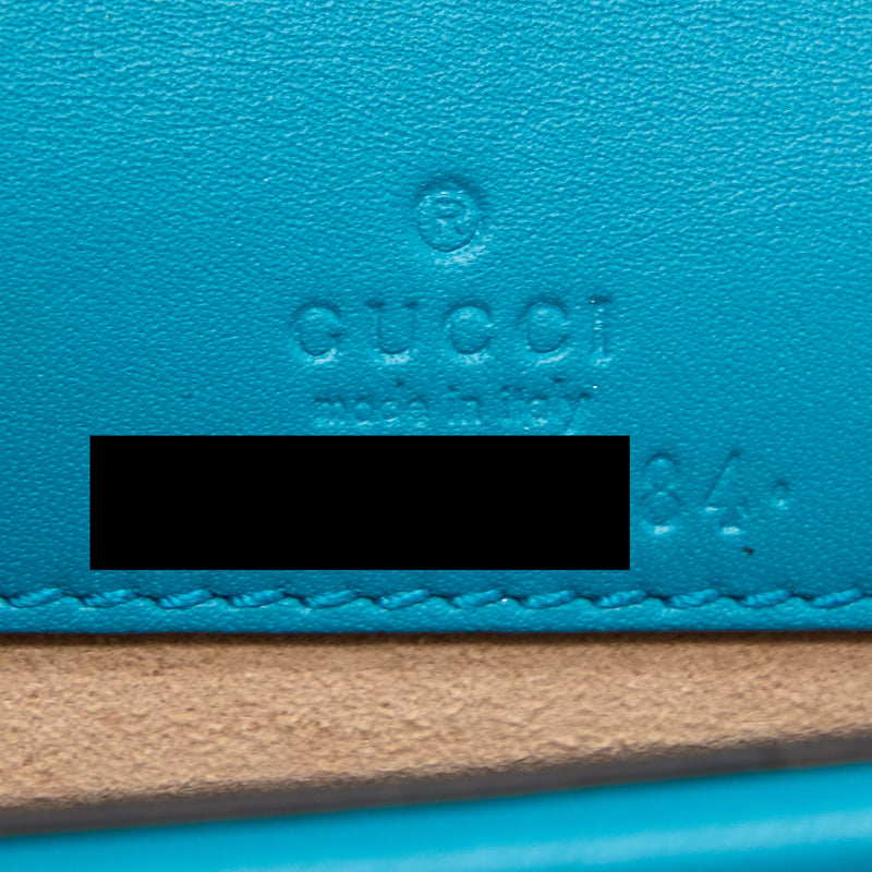 Gucci Super Mini Dionysus Bag Velvet Blue SHW