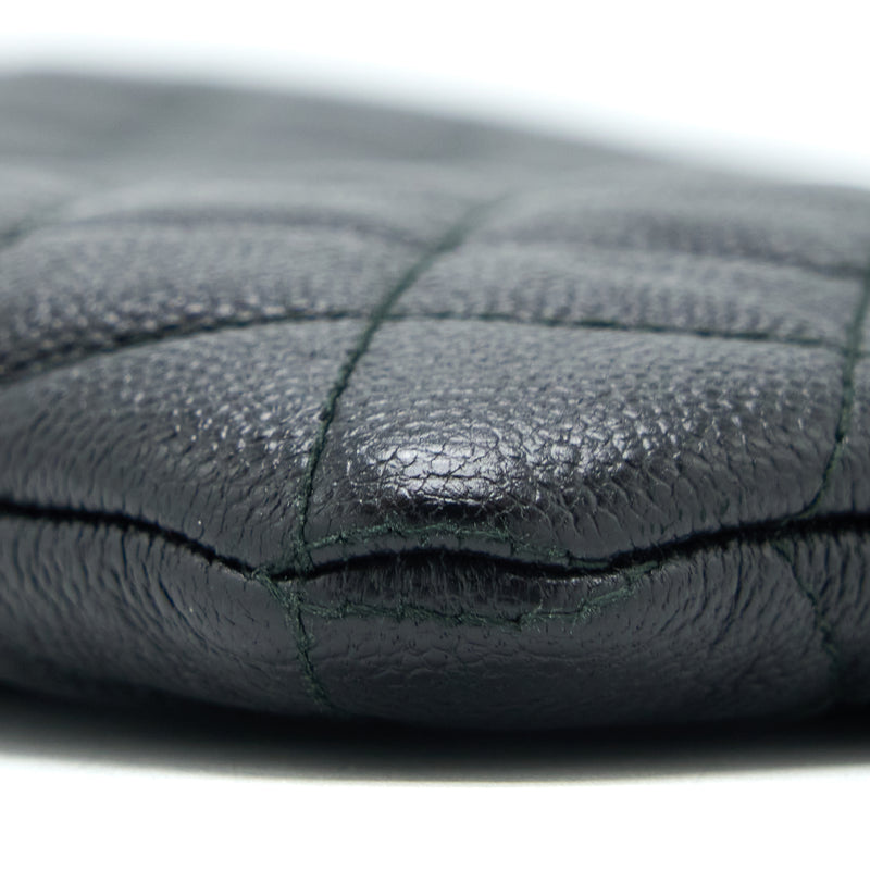 Chanel Boy Clutch Caviar Black GHW