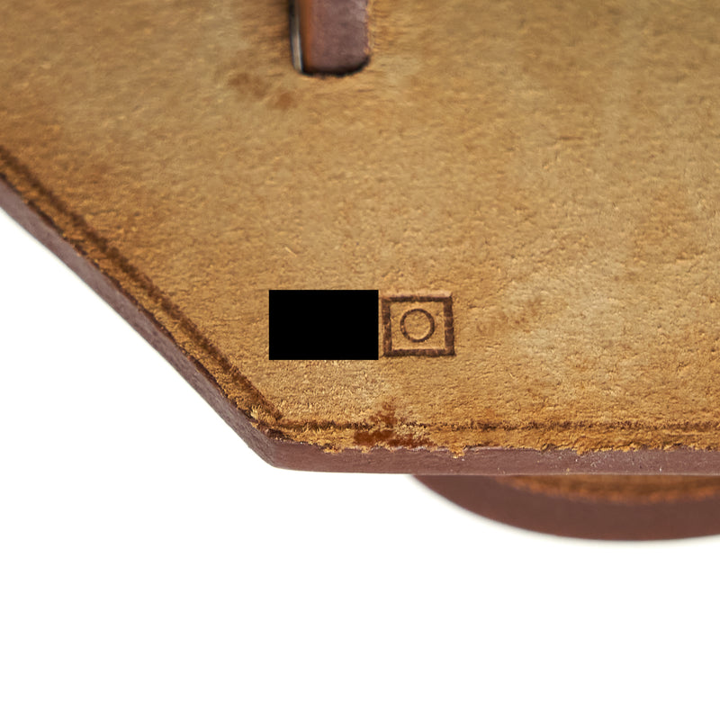 Hermes Herbag Zip 39 Canvas Pelouse/ Nature SHW Stamp Square O