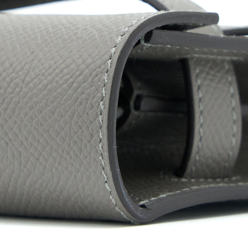 Hermes Kelly To Go Epsom 0L Gris Meyer GHW Stamp U
