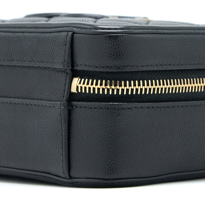 Chanel Filigree Vanity Case Caviar Black GHW