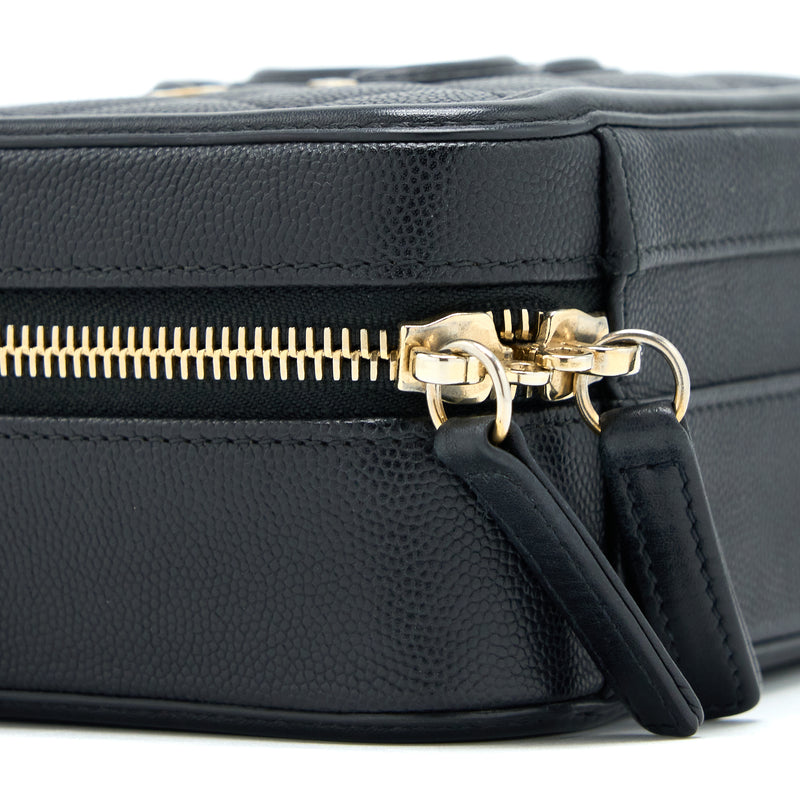 Chanel Filigree Vanity Case Caviar Black GHW