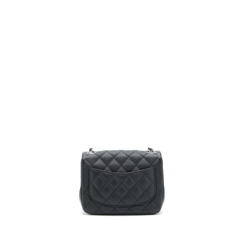 Chanel Mini square flap bag Caviar black SHW