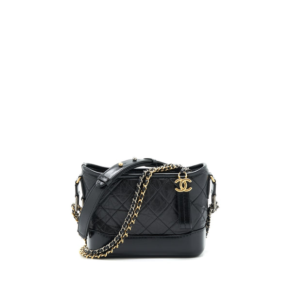 Chanel Small Hobo Gabrielle Calfskin Black GHW