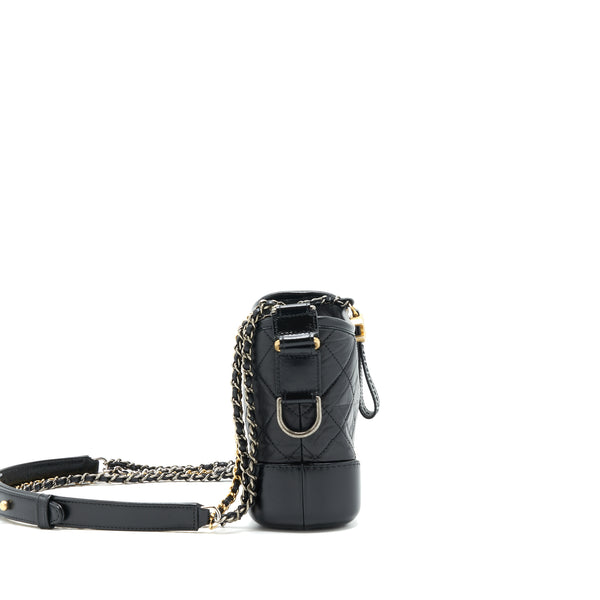 Chanel Small Hobo Gabrielle Calfskin Black GHW