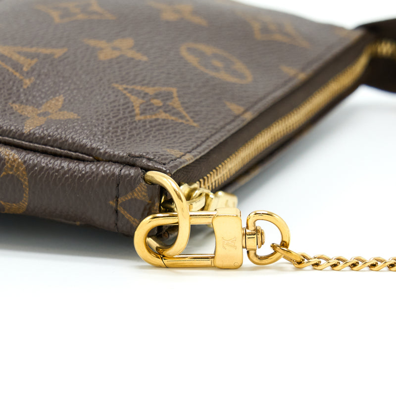 Louis Vuitton Mini Pochette Accessories Monogram Canvas GHW