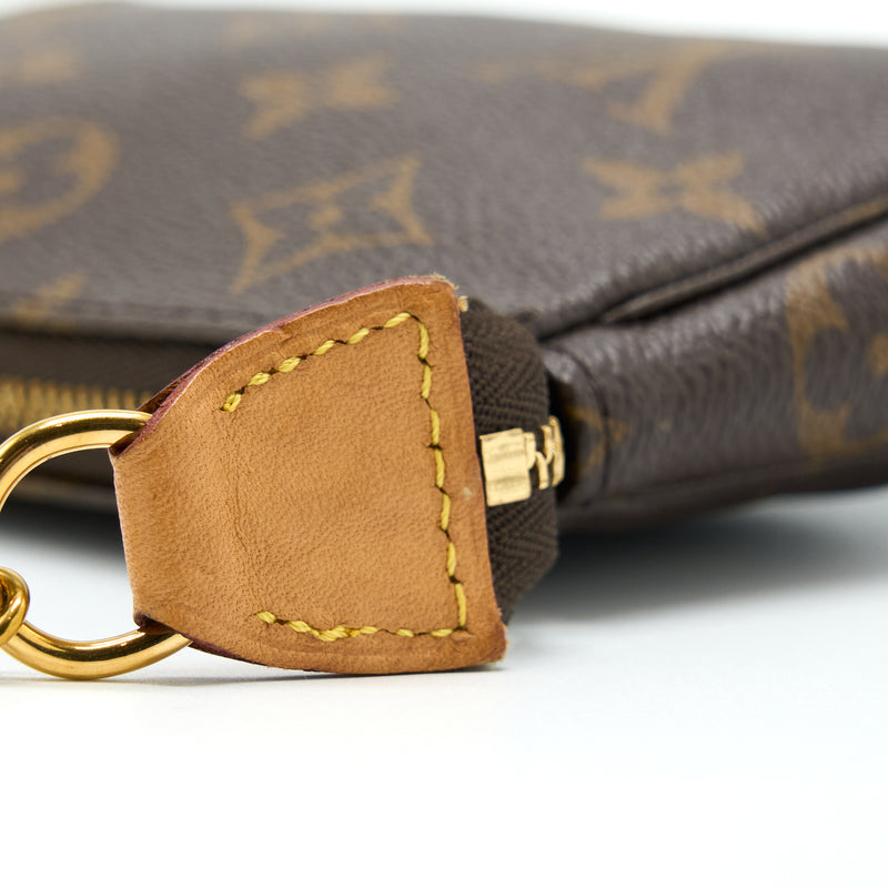 Louis Vuitton Mini Pochette Accessories Monogram Canvas GHW