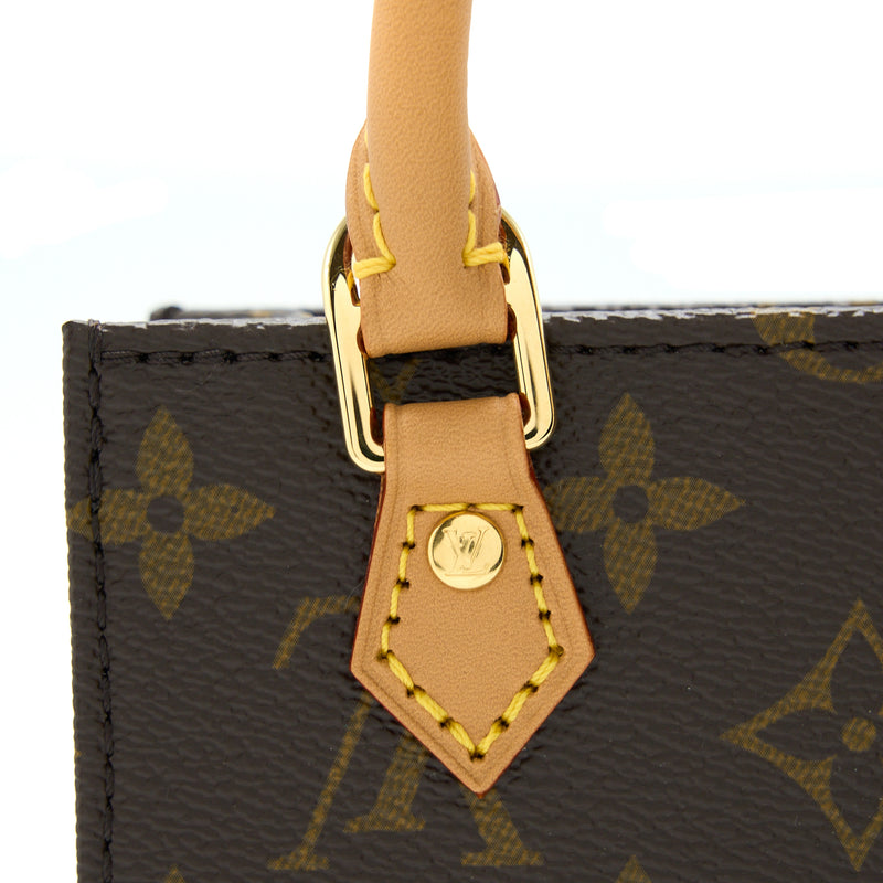 Louis Vuitton Petit Sac Plat Monogram Canvas GHW