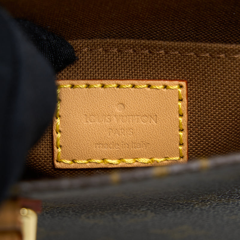 Louis Vuitton Petit Sac Plat Monogram Canvas GHW