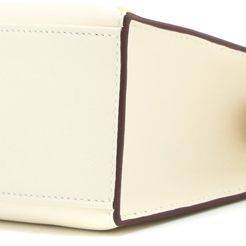 Hermes Kelly Pochette Swift Nata GHW Stamp Z