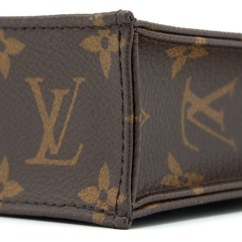 Louis Vuitton Petit Sac Plat Monogram Canvas GHW