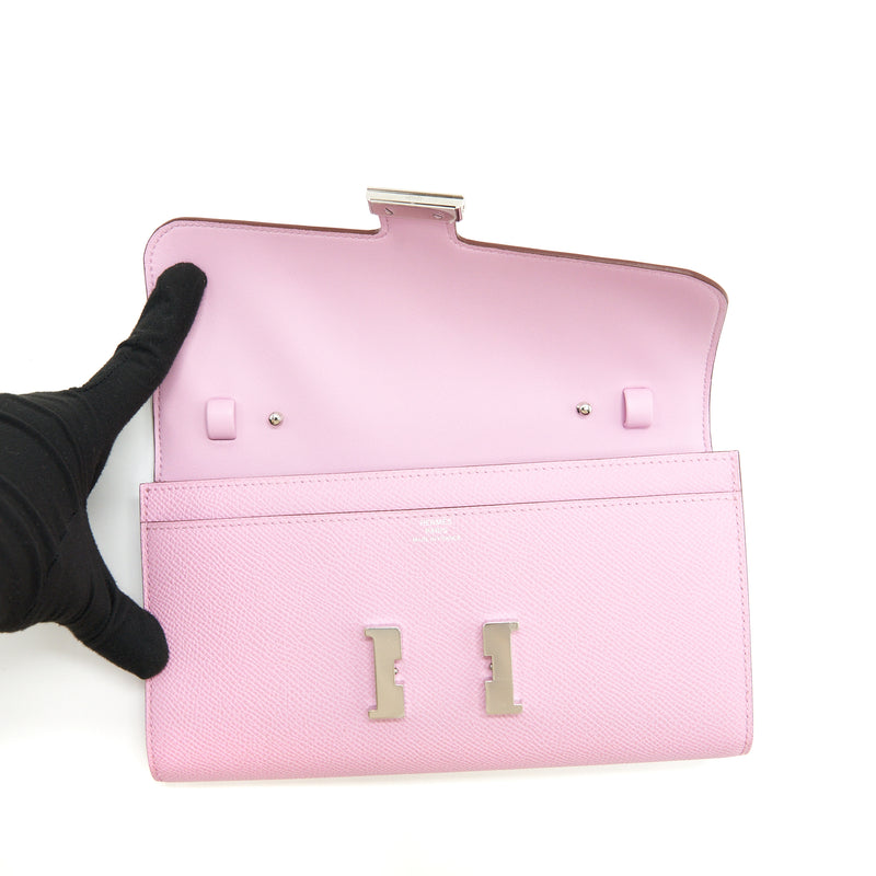 Hermes Constance To Go Epsom X9 Mauve Sylvestre SHW Stamp Z