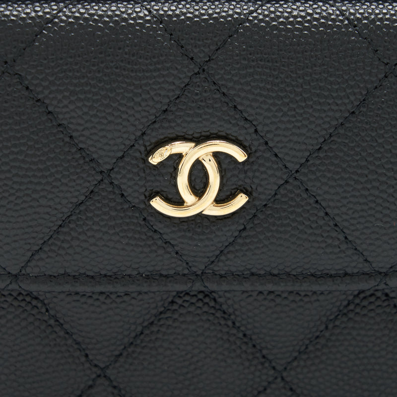 Chanel Mini Crossbody Bag Caviar Black GHW