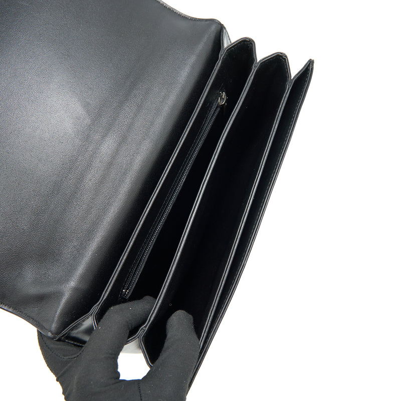 Louis Vuitton Delphes Vintage Opera Line Bag Limited Ed Black Leather Shoulder Bag