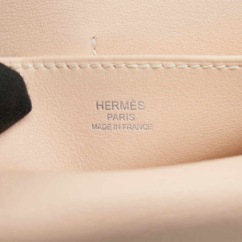 Hermes Sac Halzan Mini Bag Stamp X Light Pink