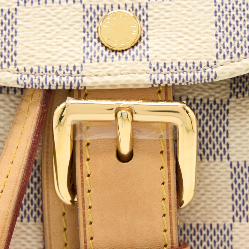 Louis Vuitton Sperone Bb White Damier Azur Canvas Backpack
