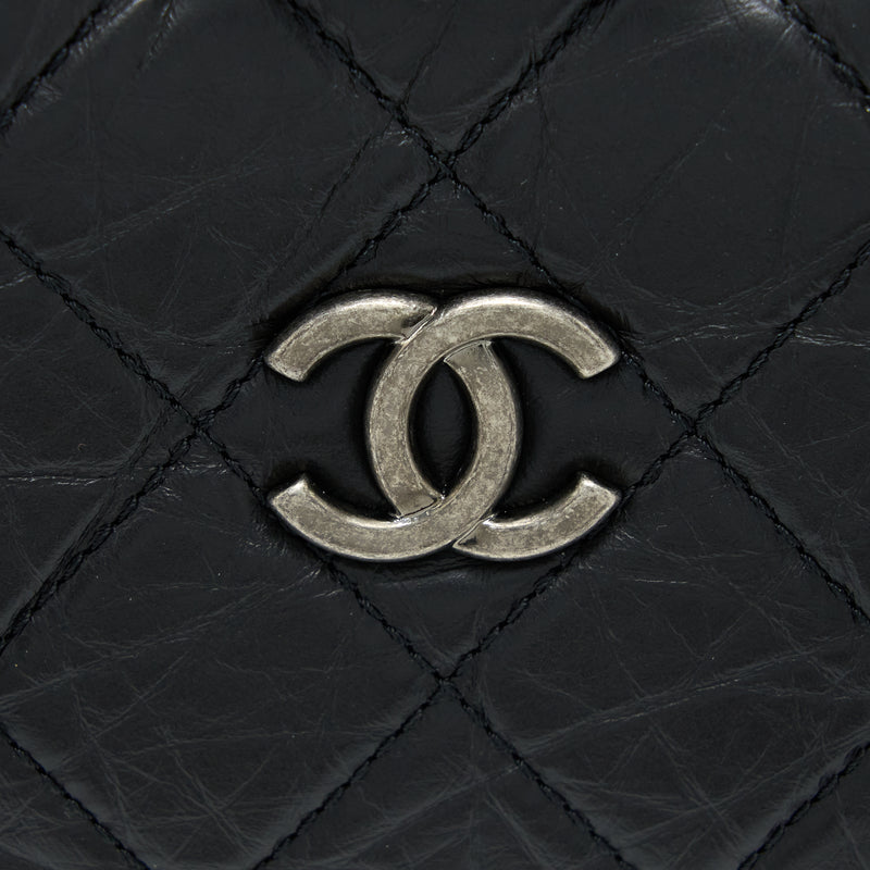 Chanel Small Gabrielle Backpack Aged Calfskin Black Multicolour Hardware (Microchip)