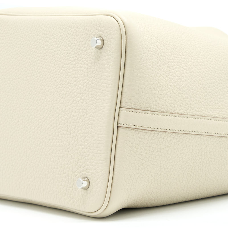 Hermes Picotin 22 Lock Bag Clemence 8L Beton SHW Stamp U