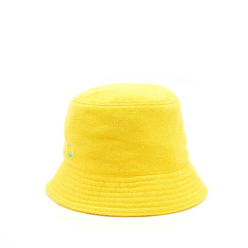 Hermes Size 57 Chapeau Femme Bucket Hat Yellow