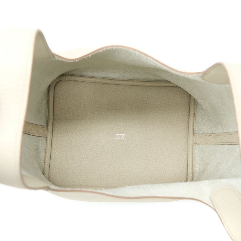 Hermes Picotin 22 Lock Bag Clemence 8L Beton SHW Stamp U
