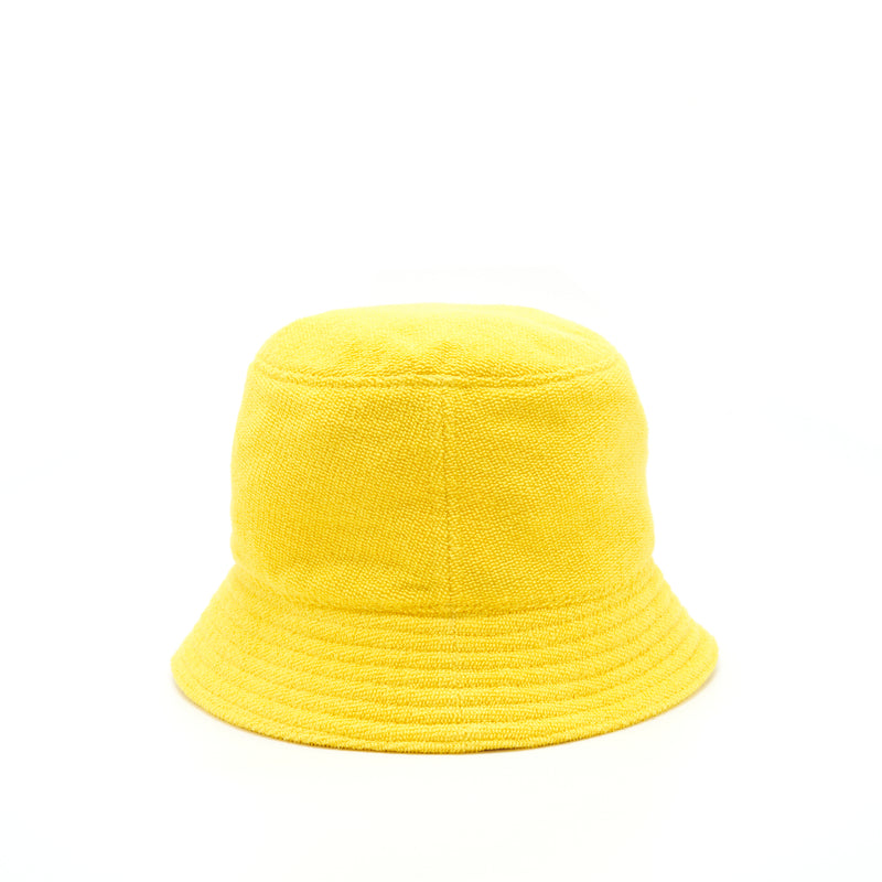Hermes Size 57 Chapeau Femme Bucket Hat Yellow