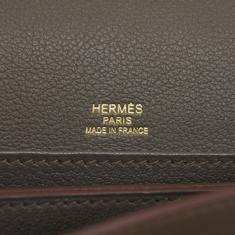 Hermes mini Roulis Evercolor Gris Etain GHW stamp X