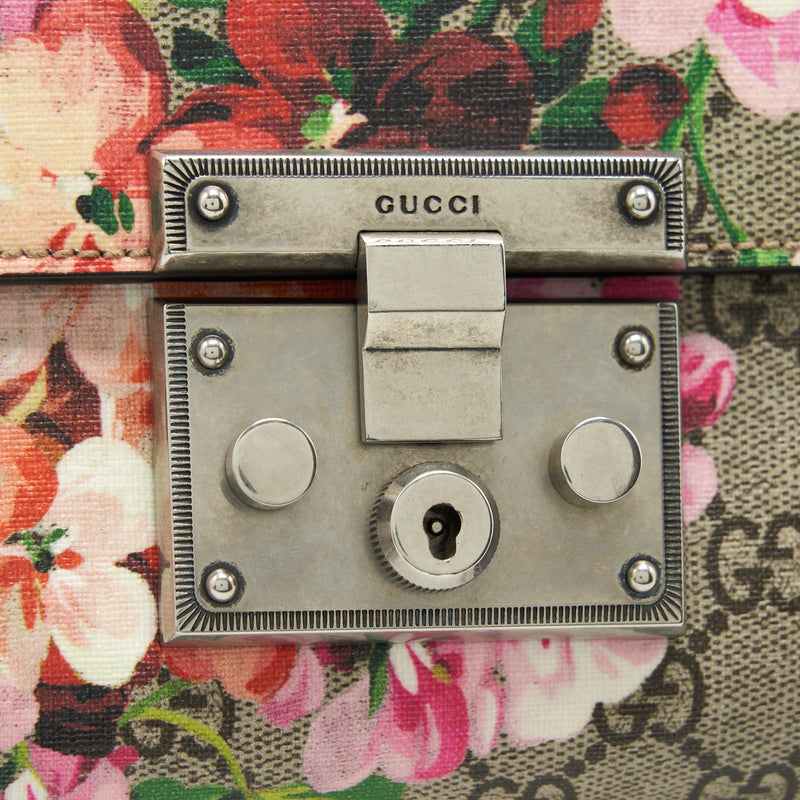 Gucci Small Padlock print pink