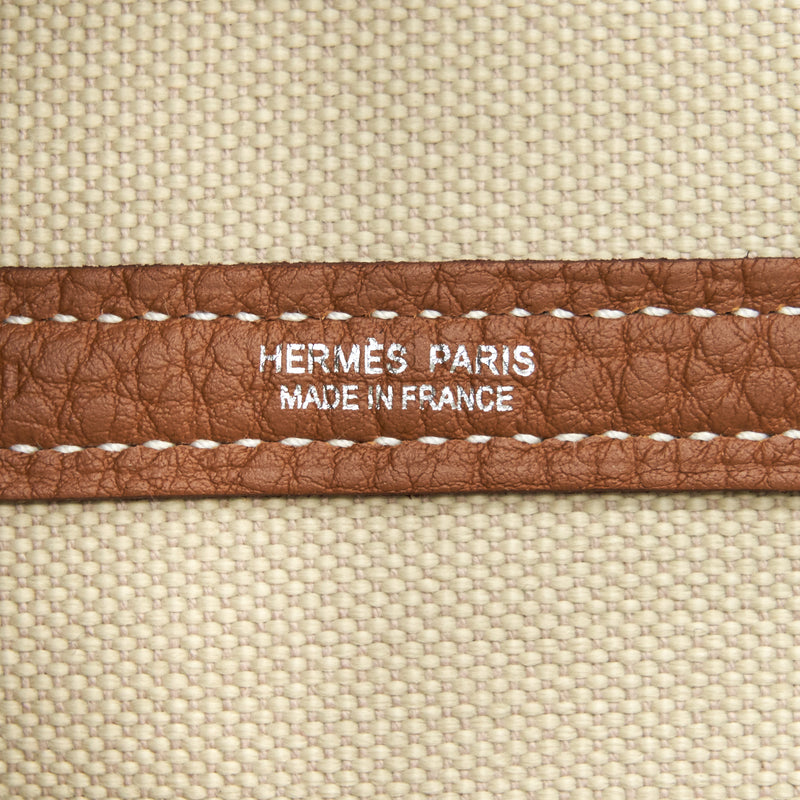 Hermes Garden File 28 Bag Beton/ Ocre Stamp Z