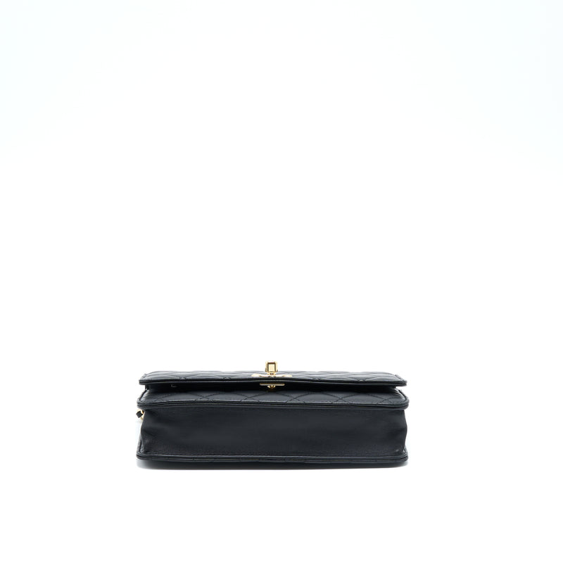 Chanel Trendy CC Wallet On Chain Lambskin Black GHW