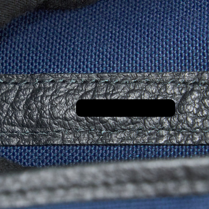 Hermes Garden Party 36 Pockets Negonda/Canvas Bleu Marine/Black SHW Stamp X