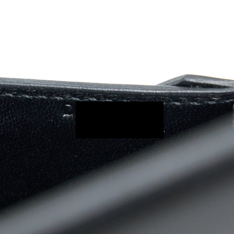 Hermes Mini Verrou Bag Box Black GHW STAMP D