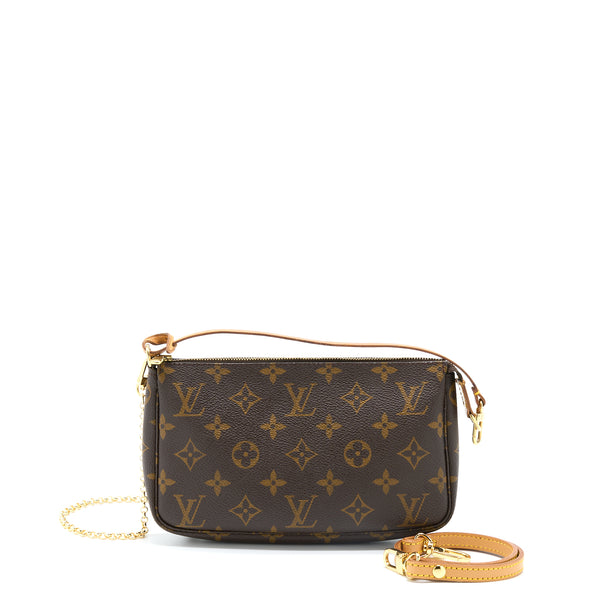 Louis Vuitton Pochette Accessories Monogram Canvas GHW