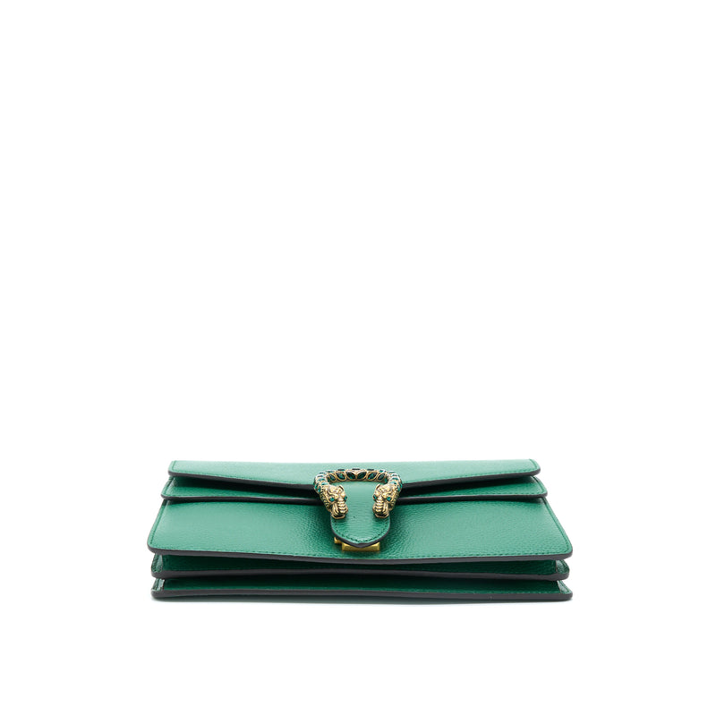 Gucci Small Dionysus Bag Green Multicolour Hardware