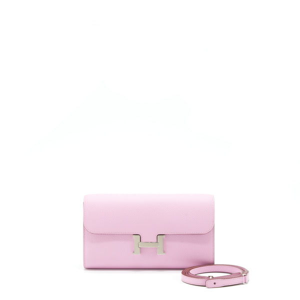 Hermes Constance To Go Epsom X9 Mauve Sylvestre SHW Stamp Z