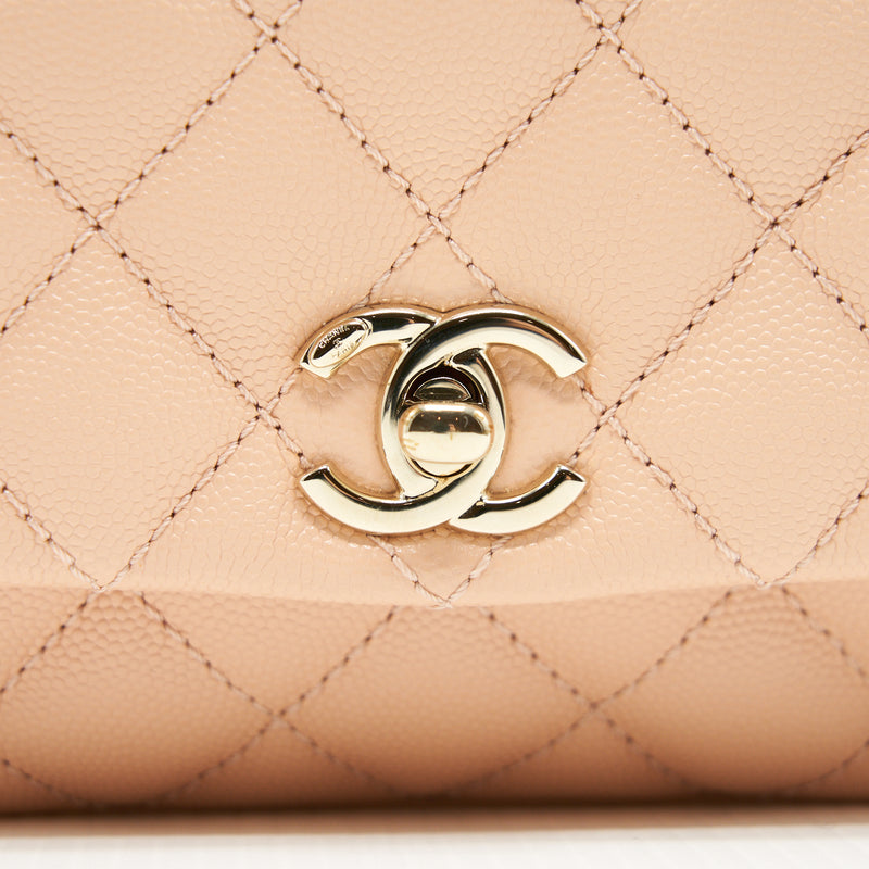 Chanel extra mini Coco Handle 20cm Caviar light Pink LGHW