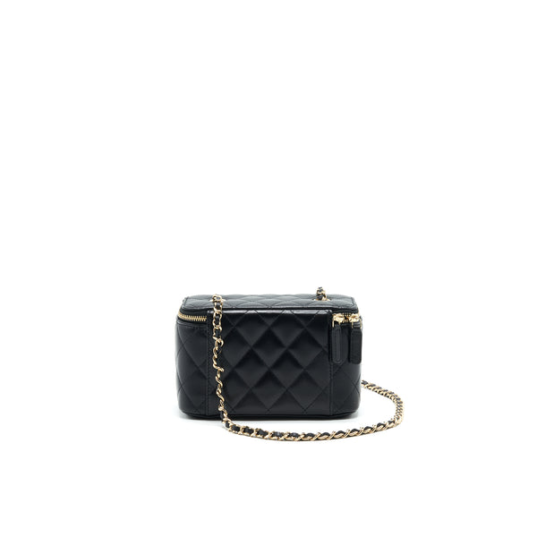 Chanel Small Long Vanity Lambskin Black