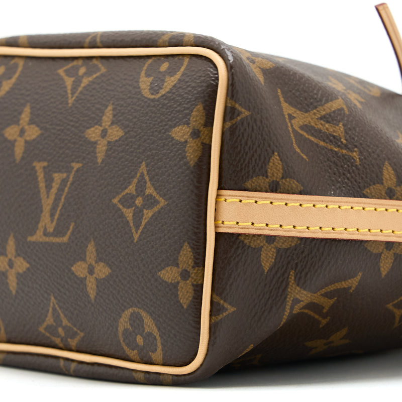 Louis Vuitton Nano Noe Monogram Canvas GHW
