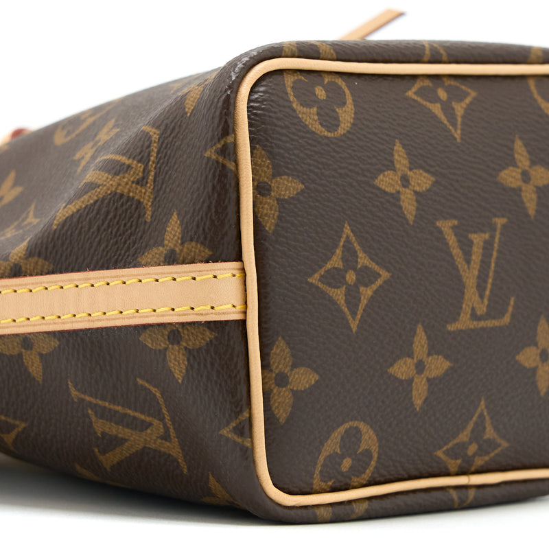 Louis Vuitton Nano Noe Monogram Canvas GHW