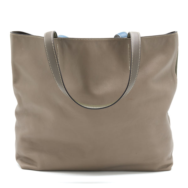 Hermes Double Sense Bag Dark Etoupe/Multicolour Stamp Square Q