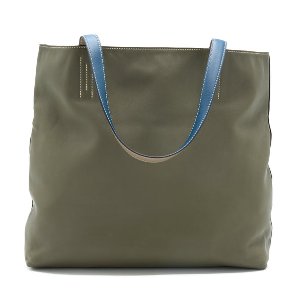 Hermes Double Sense Bag Dark Etoupe/Multicolour Stamp Square Q