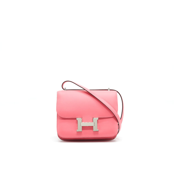 Hermes Constance Mini Rose Azalee Evercolor SHW