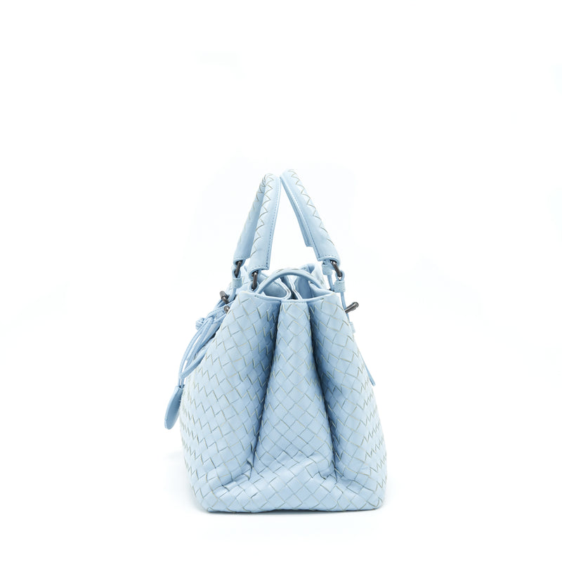 Bottega Veneta Roma Tote Bag Lambskin Light Blue