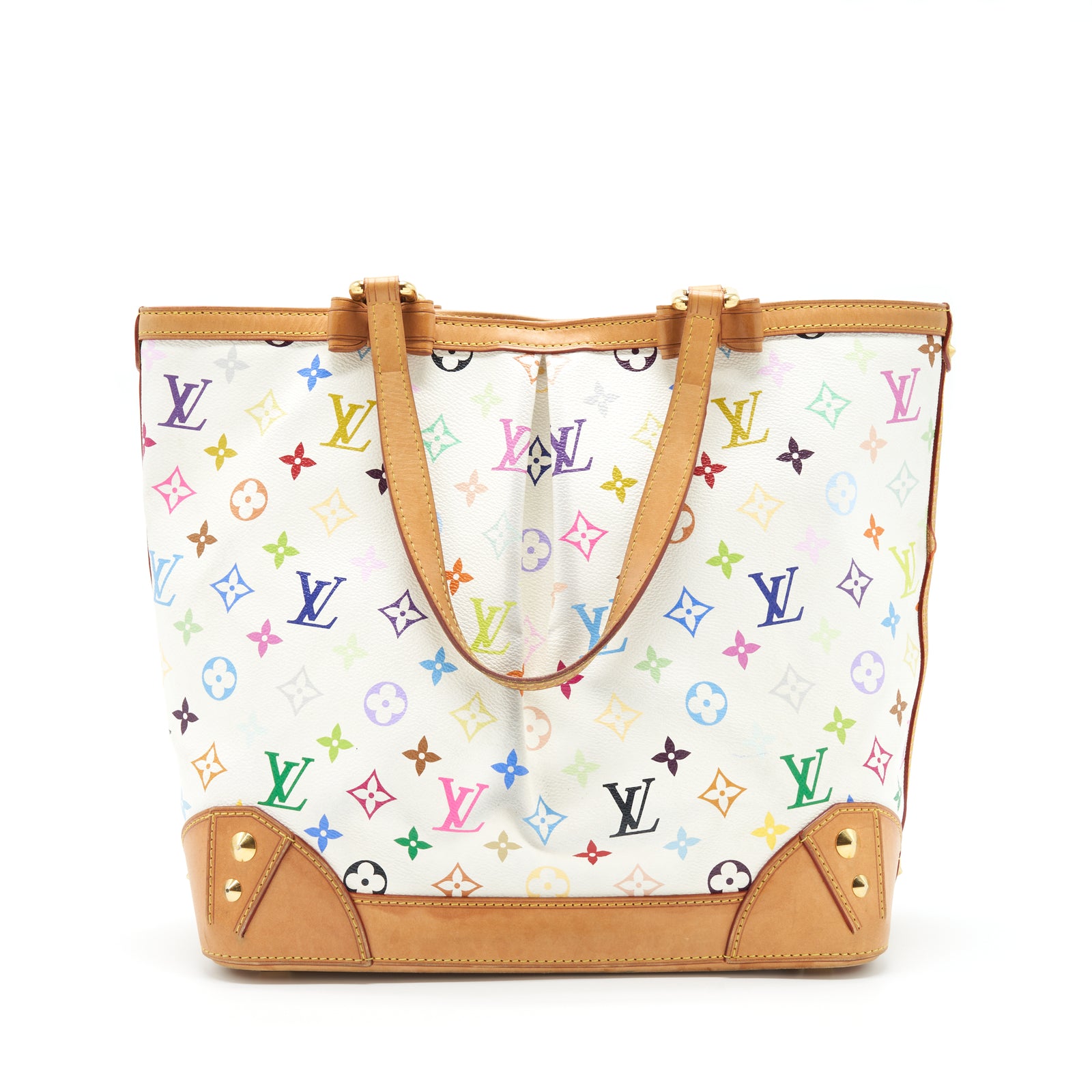 Lv white tote bag sale