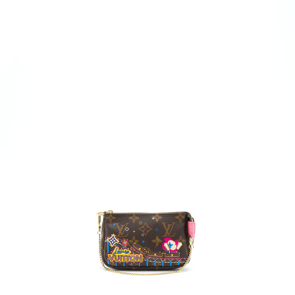 Louis Vuitton Mini Pochette Accessories Limited Edition Monogram Canvas GHW