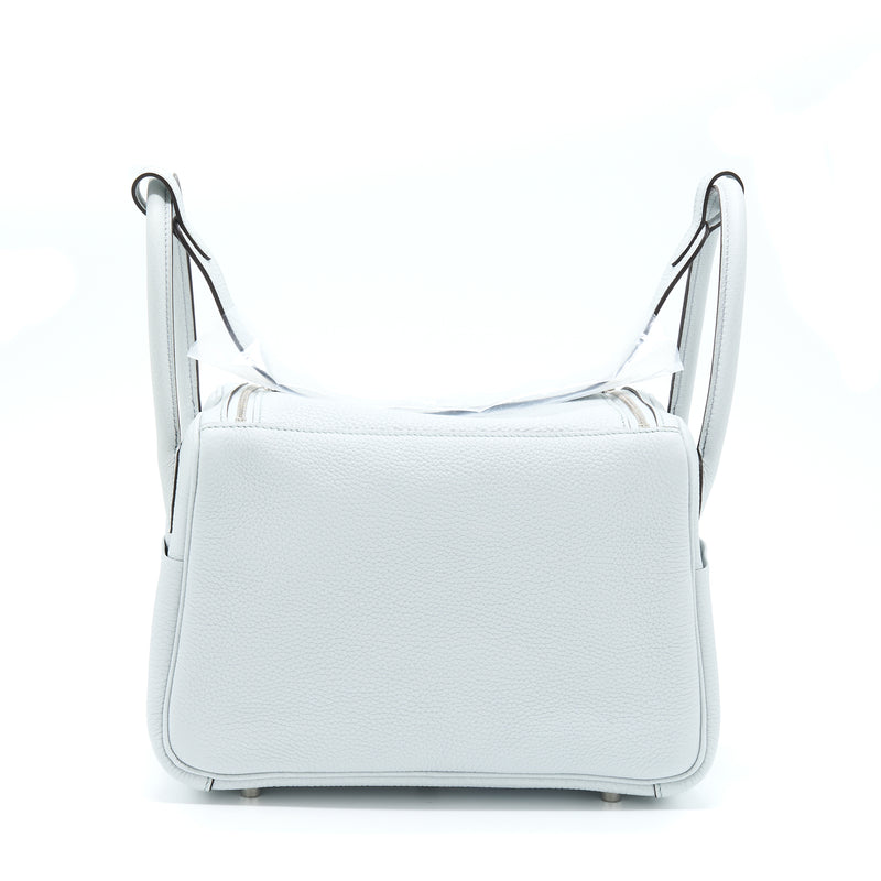 Hermes Lindy 26 Clemence Blue Pale SHW Stamp U