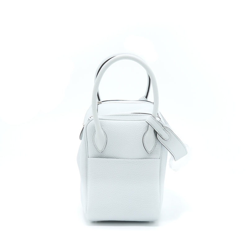 Hermes Lindy 26 Clemence Blue Pale SHW Stamp U