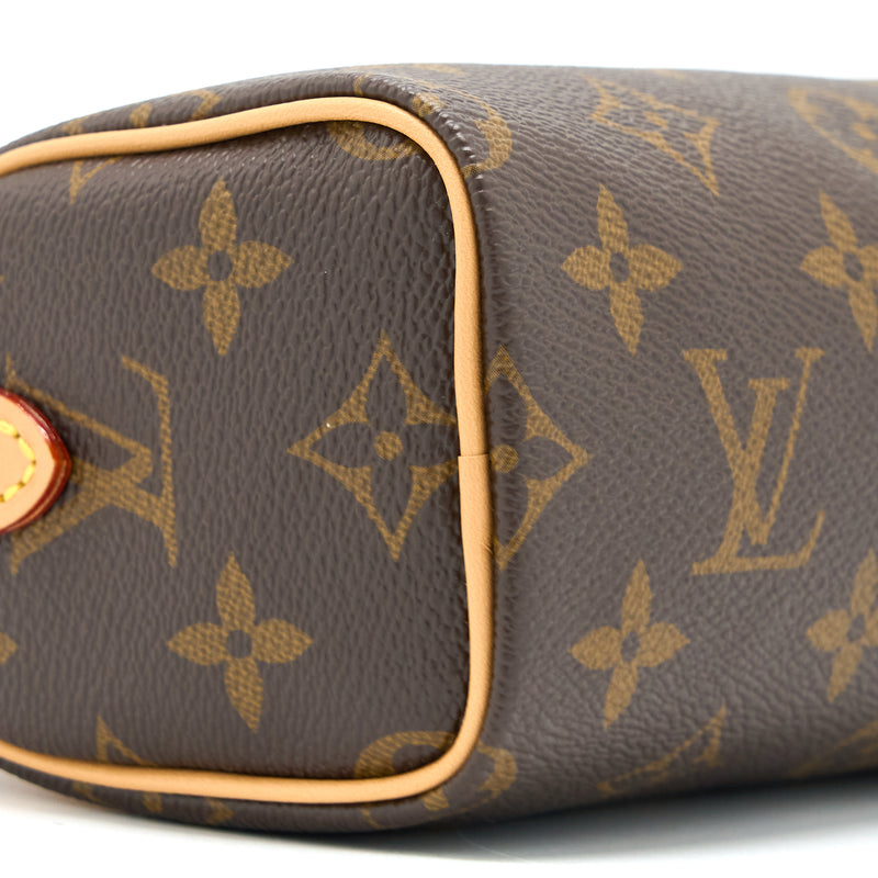 Louis Vuitton Nano Speedy New Version Monogram Canvas GHW