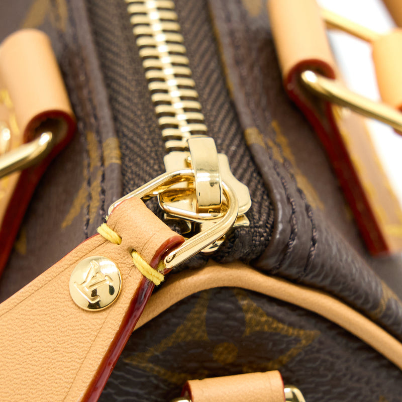 Louis Vuitton Nano Speedy New Version Monogram Canvas GHW