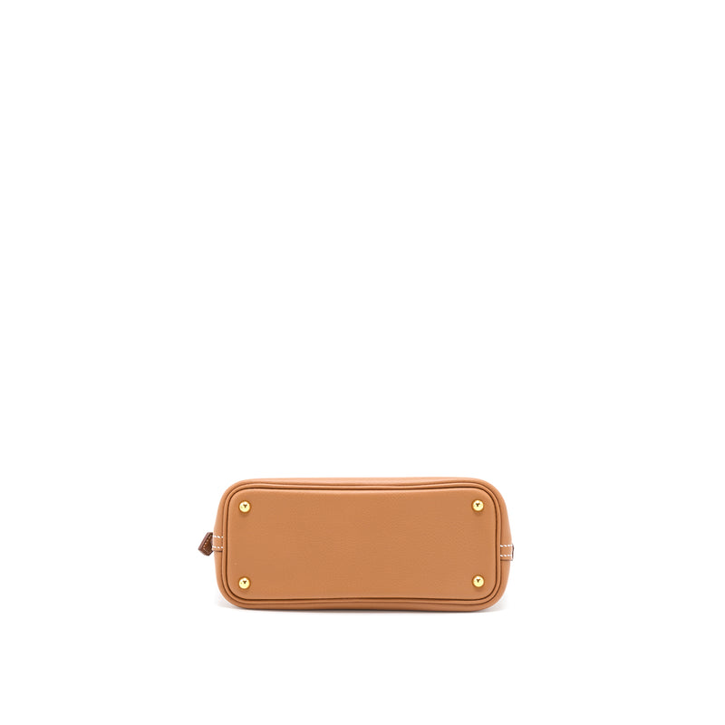 Hermes Mini Bolide Evercolor Gold GHW Stamp Y