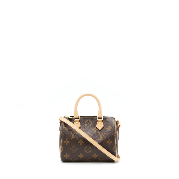 Louis Vuitton Nano Speedy Monogram Canvas GHW